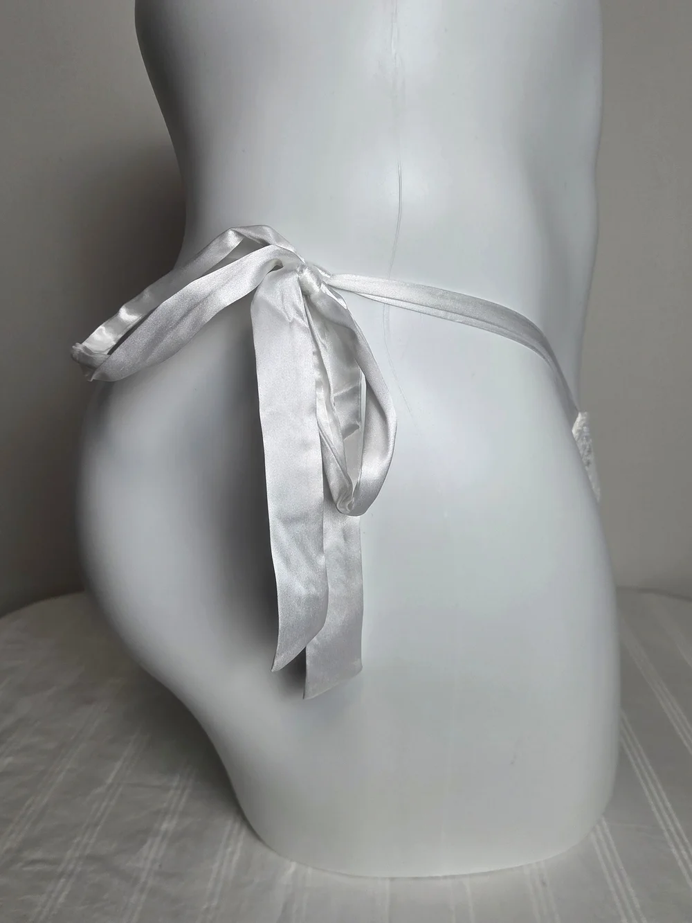 Cosabella White Tie-Side Brief